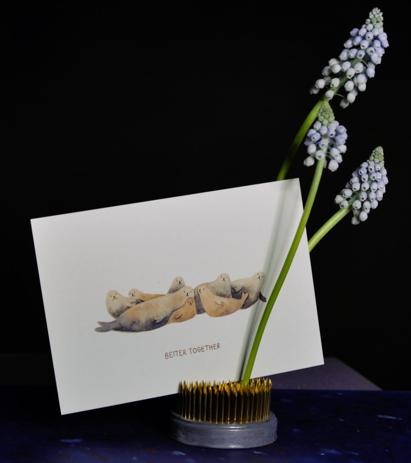 Blumengalerie-Shop-Grusskarten-Seehunde-Better Together.jpg